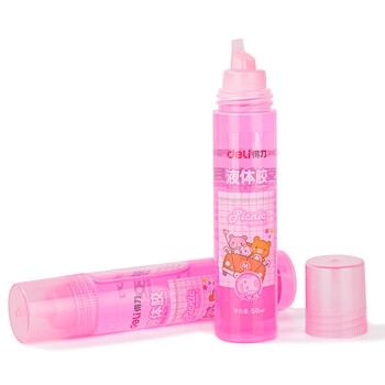 得力(deli)50ml彩色高透明儿童胶水 高粘可水洗液体胶 学生文具 开学必备学习用品 单支装颜色随机 9622 得力(deli)50ml彩色高透明儿童胶水 高粘可水洗液体胶 学生文具 开学必备学习用品 单支装颜色随机 9622