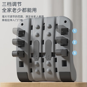 李宁（LI-NING）拉筋板斜踏板站立拉经瑜伽拉伸神器可折叠腿部健身器材灰色