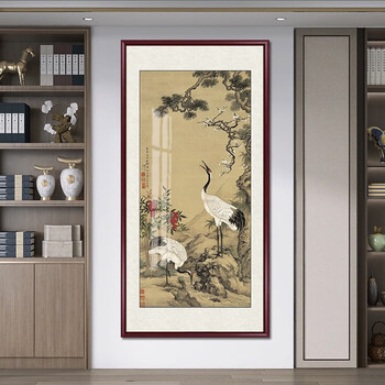 松梅双鹤图价格报价行情- 京东