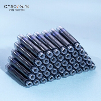 【开学必备】优尚(OASO)钢笔黑色墨囊毕加索旗下墨囊2.6mm口径X20160支量贩装墨水笔墨囊可替换式非碳素墨水 【开学必备】优尚(OASO)钢笔黑色墨囊毕加索旗下墨囊2.6mm口径X20160支量贩装墨水笔墨囊可替换式非碳素墨水