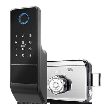 外装防水密码锁铁门公寓遥控牛头锁tuya涂鸦通通ttlock智能指纹锁