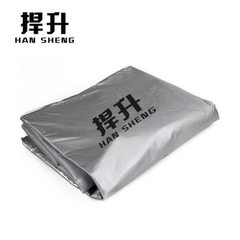 捍升台球桌罩 防水罩室外盖布桌球台罩子乒乓球台罩雨罩布  银色 九尺