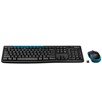 罗技（Logitech）无线键盘鼠标套装 全尺寸家用商务办公键鼠套装 带无线2.4G接收器 MK275 黑色