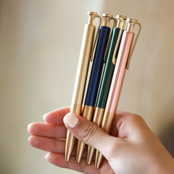 樱花（SAKURA）黄铜笔礼盒开学季38礼物签字笔商务宝珠笔礼盒日本大赏进口精致现代感笔008粉色高档金属杆礼品笔