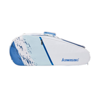 Kawasaki川崎羽毛球包6支装运动背包休闲训练包网球包B8365 渐变蓝 Kawasaki川崎羽毛球包6支装运动背包休闲训练包网球包B8365 渐变蓝