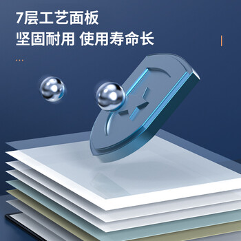 得力(deli)旗舰系列H型支架式玻璃白板 120*90cm H型磁性钢化玻璃带架子白板办公会议写字板黑板8738