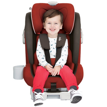巧儿宜（JOIE）宝宝汽车儿童安全座椅isofix硬接口9个月-12岁盖世战神中国红