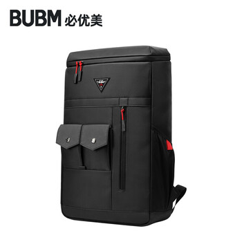 BUBM 电竞键盘包108键樱桃机械键盘罗技雷蛇头戴式耳机包赛睿鼠标外设周边电脑双肩包 BM011D6003 黑色