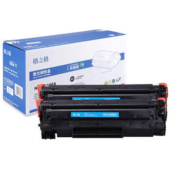 格之格88A/CC388A环保装硒鼓双支装适用惠普P1007/P1008/1106/1108/M1213/1216//1136/202/226/M126/M128(约3000页)