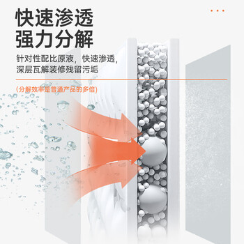 魅她（MIOLTTA）乳胶漆专用清洁剂新房装修瓷砖腻子粉去除蜡涂料开荒保洁专业清洗