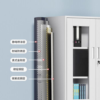 欧耐德 办公文件柜铁皮柜档案资料柜子钢制车间柜储物柜大器械文件柜