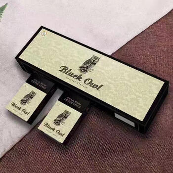 这是茶烟茶烟日本黑魔鬼一条老船长雪茄奶香巧克力新款茶烟猫头鹰一条