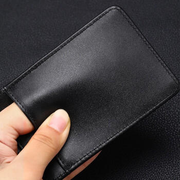 嘉然恒 真皮工作牌企业员工胸牌证件卡套带收纳卡位挂脖牌会议出入证工作证套牛皮材质可定制 黑色竖款 嘉然恒 真皮工作牌企业员工胸牌证件卡套带收纳卡位挂脖牌会议出入证工作证套牛皮材质可定制 黑色竖款