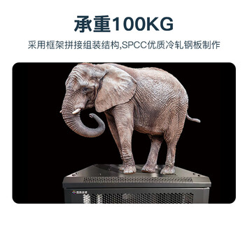 图腾保镖6U加服务器机柜 646U加厚钢材19英寸标准政企工程送汇牌6口PDU  6U 600宽*450深