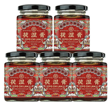 香港宝芝林茯伏湿膏300g罐伏湿糕红豆薏苡仁芡实山药少筠伏湿膏5瓶