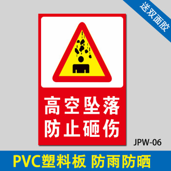 夢傾城當心墜落提示牌嚴禁高空作業不繫安全帶小心墜物跌落落物防止