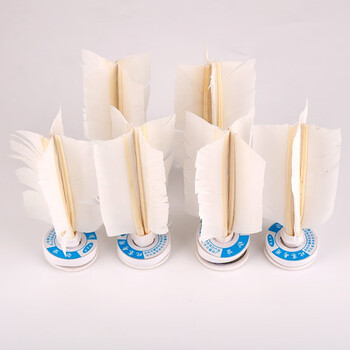 紫湖 毽球 白色鹅毛毽子毽球比赛专用 橡胶底耐踢耐磨6只装 紫湖 毽球 白色鹅毛毽子毽球比赛专用 橡胶底耐踢耐磨6只装