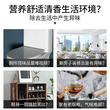 CHEIR空气清新剂浴室卫生间厕所香氛车载卧室内消除异味香薰白桃400ml