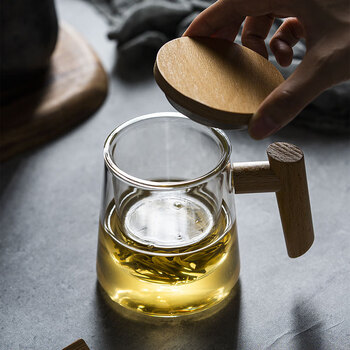 CLITON玻璃杯泡茶杯加厚耐热带过滤茶水分离水杯家用办公红绿茶杯茶道杯 CLITON玻璃杯泡茶杯加厚耐热带过滤茶水分离水杯家用办公红绿茶杯茶道杯