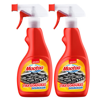 膜太（MOOTAA）欧洲进口厨房去重油污清洁剂500ml*2强力清洁剂抽油烟机清洗剂