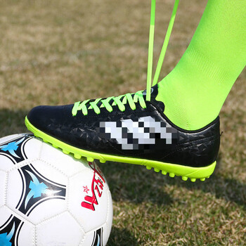 足球鞋男碎钉训练鞋钉人造草地青少年比赛耐磨防滑球鞋612黑色碎钉40