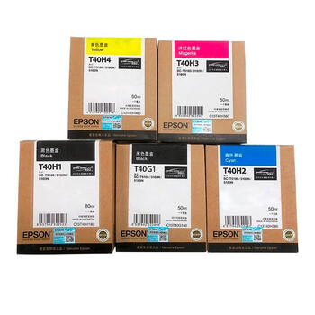 爱普生（EPSON）C13T40H480 黄色墨水 (适用于SC-T3180N/3180M/5180/5180N机型）约50ml