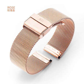 2021新品适配原装dw表带钢带男女通用丹尼尔惠灵顿米兰精钢薄金属手表