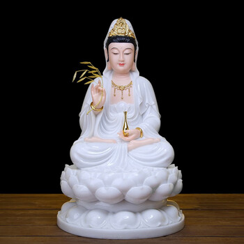 玉雕观音像价格报价行情- 京东