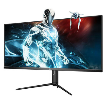 泰坦军团40英寸带鱼屏WQHD 144Hz IPS HDR400广色域 内置音箱 升降支架智能分屏电竞办公2K准4K显示器P40UG