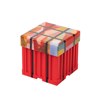 大都会盲盒博物馆联名吃鸡游戏潮玩具男朋友手办摆件礼物 七彩空投箱