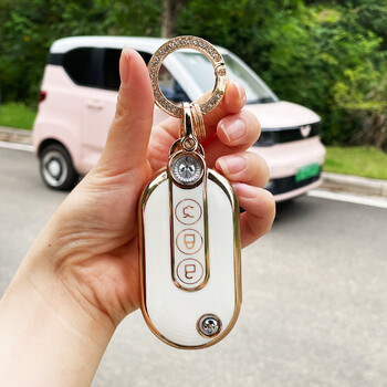 五菱宏光mini2022款钥匙套改装配饰品迷你ev马卡龙保护套配件大全2022