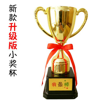 阿尤布儿童五星角小奖杯幼儿活动奖励儿童鼓励塑料奖杯艺术舞蹈活动比