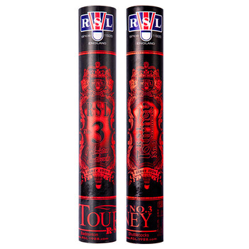 亚狮龙（RSL）NO.3号全圆鸭毛专业比赛羽毛球稳定耐打羽球76速12只装/桶