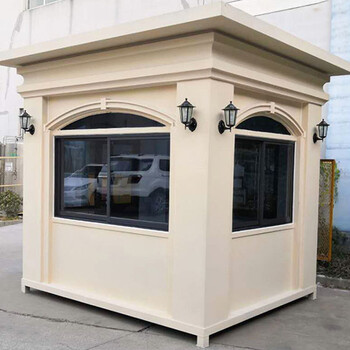 联系客服领出厂价迈爵金属雕花板欧式岗亭户外值班保安亭幼儿园社区门