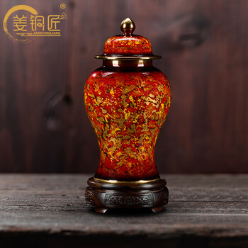 中国 唐三彩 花瓶 47cm 唐代唐三彩贴花瓶高清图片下载_红动中国