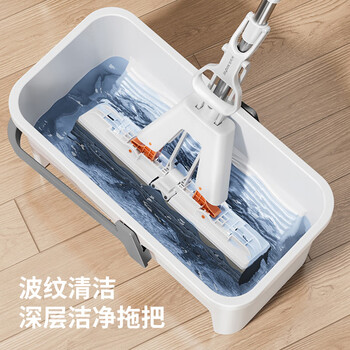 佳帮手海绵拖把搓洗免手洗盆水桶加大家用一拖净清洁墩布拖布拖把清洗桶
