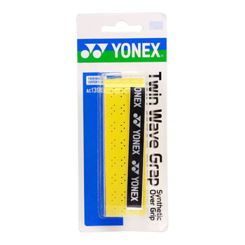 尤尼克斯（YONEX）羽毛球手胶双波浪型网格龙骨手胶单条AC139EX-440橘黄