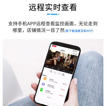 HIKVISION海康威视监控摄像头200万红外夜视室内球机语音对讲人脸抓拍网线供电DS-2DC2204MW-D3