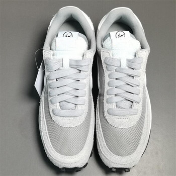 tnexldvwaffle三方联名闪电双钩元祖灰华夫休闲鞋男女运动跑nike34码