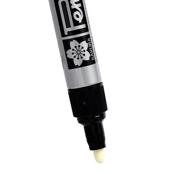 樱花(SAKURA)油漆笔银色2.0mm 签字笔记号笔马克笔高光笔 商务明星签名签到笔防水不掉色描金补漆手绘涂鸦 樱花(SAKURA)油漆笔银色2.0mm 签字笔记号笔马克笔高光笔 商务明星签名签到笔防水不掉色描金补漆手绘涂鸦