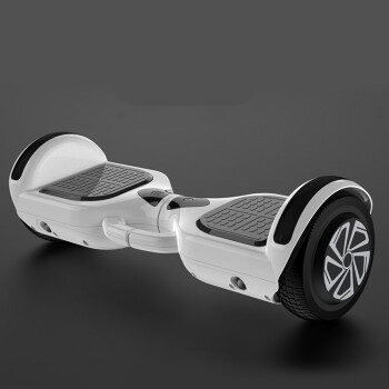 街米体感车2021年平衡车智能电动双轮车儿童成人代步体感7寸白色不带