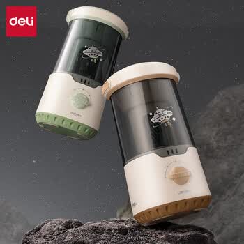 得力（deli）大口径全自动电动削笔机素描削笔器卷笔刀转笔刀削笔刀削加粗杆大三角铅笔学生儿童生日礼物男女孩