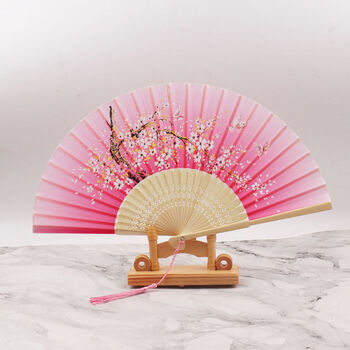 刺身装饰扇子和风刺身装饰扇子酒店菜品摆盘花草竹骨扇日式料理盘饰意境点缀单个扇子款式3 图片价格品牌报价 京东