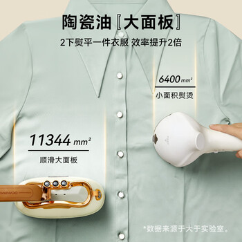 大宇（DAEWOO）【复古高颜】手持挂烫机家用熨烫机电熨斗 小星斗增压蒸汽 旅游便携式小型除菌HI-036 赫本绿
