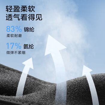 京东京造B500双条髌骨带护膝2只装运动跑步登山徒步半月板膝盖固定带护具