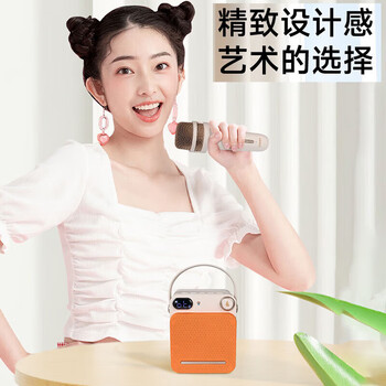 漫步者（EDIFIER）PP203迷你K歌音箱 手提便携式蓝牙音箱 户外音响 商超导购 云岩白