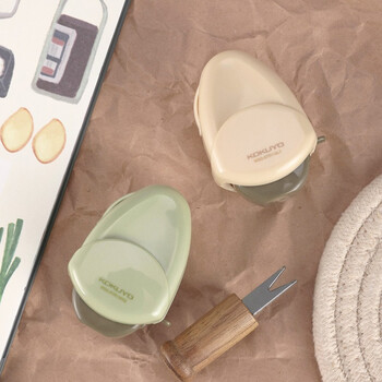 国誉（KOKUYO）滚轮式保密印章 乱码印章带切割器快递隐私防泄密遮盖涂鸦  米黄 WSG-STR118LY 