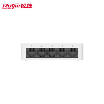 锐捷5口百兆交换机RG-YS05 非网管即插即用 全线速转发数据稳定 家用企业宿舍监控交换器分线器