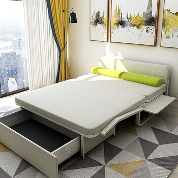 电动折叠沙发床智能电动沙发床全自动折叠双人多功能储物小户型121518