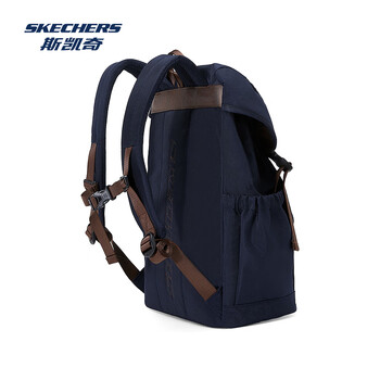 斯凯奇双肩包男女书包大容量电脑包户外包旅行露营背包L324U038